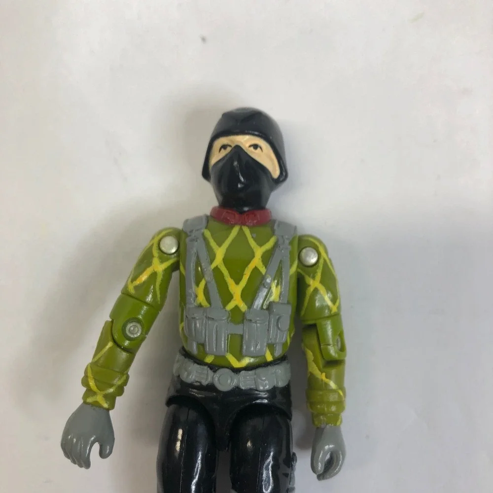 GI Joe Cobra Python Trooper Action Figure 1989 With File Card & Weapon - Picture 7 of 15